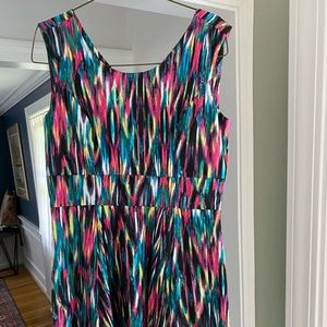 Calvin Klein colorful dress